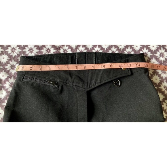 Vintage Obermeyer 80s Ski Pants Womens 12 L Black Stirrup Winter Sport Snowboard - Picture 12 of 13